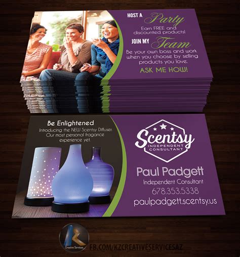 scentsy business card ideas